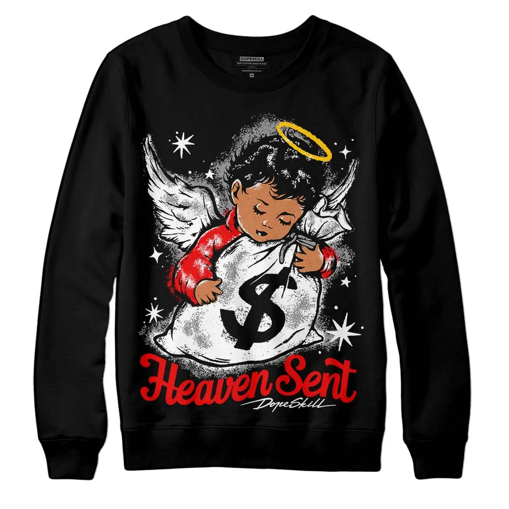"Black/White" 1s DopeSkill Sweatshirt Heaven Sent Graphic sold by DopeSkill