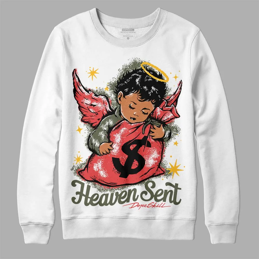 Dunk Mystic Red Cargo Khaki DopeSkill Sweatshirt Heaven Sent Graphic sold by DopeSkill
