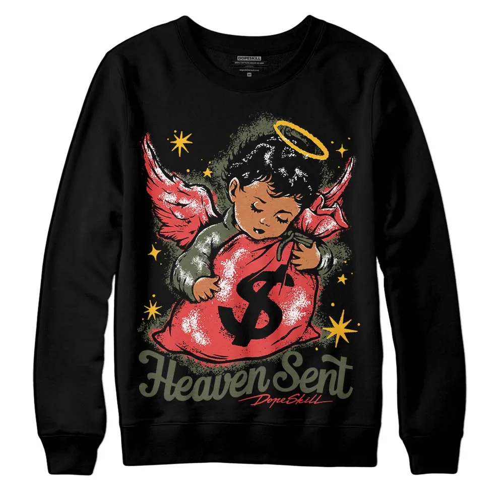 Dunk Mystic Red Cargo Khaki DopeSkill Sweatshirt Heaven Sent Graphic sold by DopeSkill product image thumbnail 2