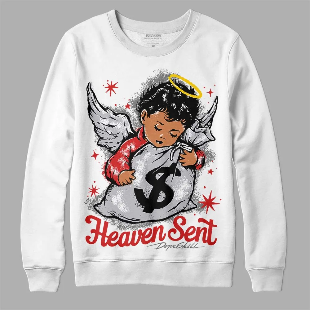 Wolf Grey 13s DopeSkill Sweatshirt Heaven Sent Graphic sold by DopeSkill
