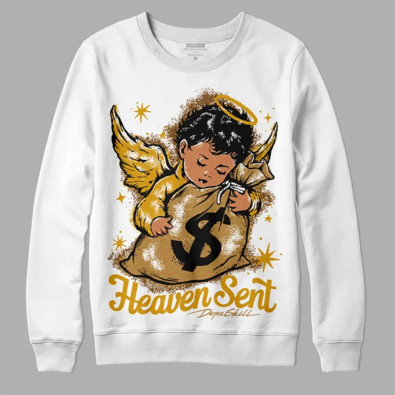 Wheat 13s DopeSkill Sweatshirt Heaven Sent Graphic sold by DopeSkill
