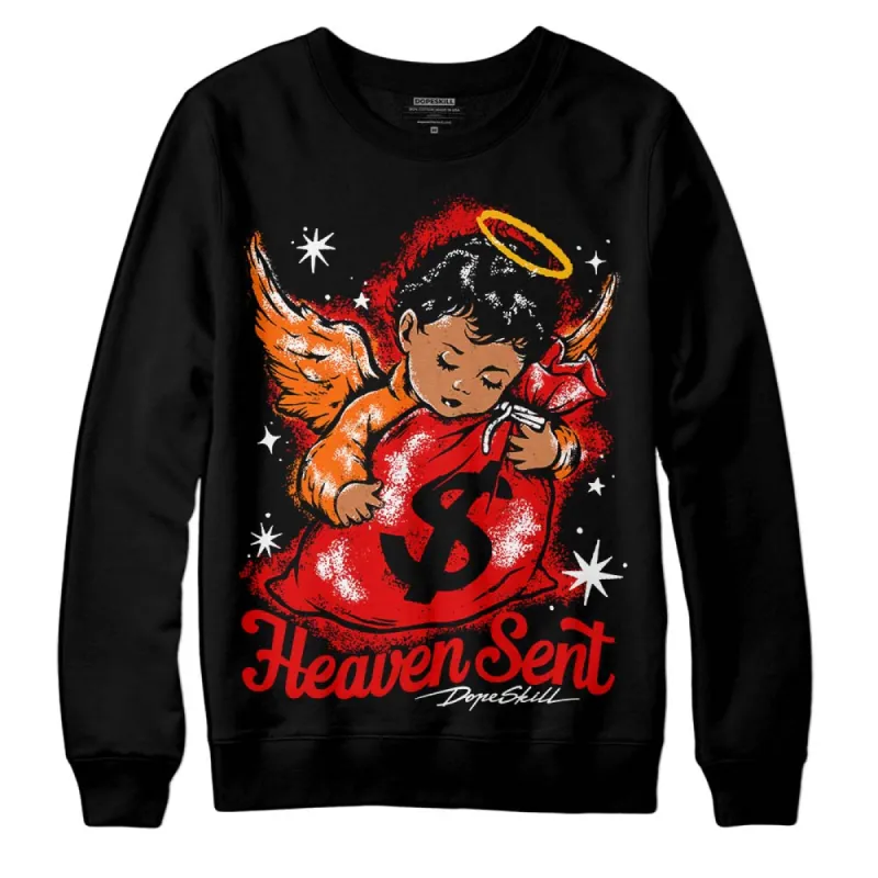 Satin Bred 1s DopeSkill Sweatshirt Heaven Sent Graphic sold by DopeSkill