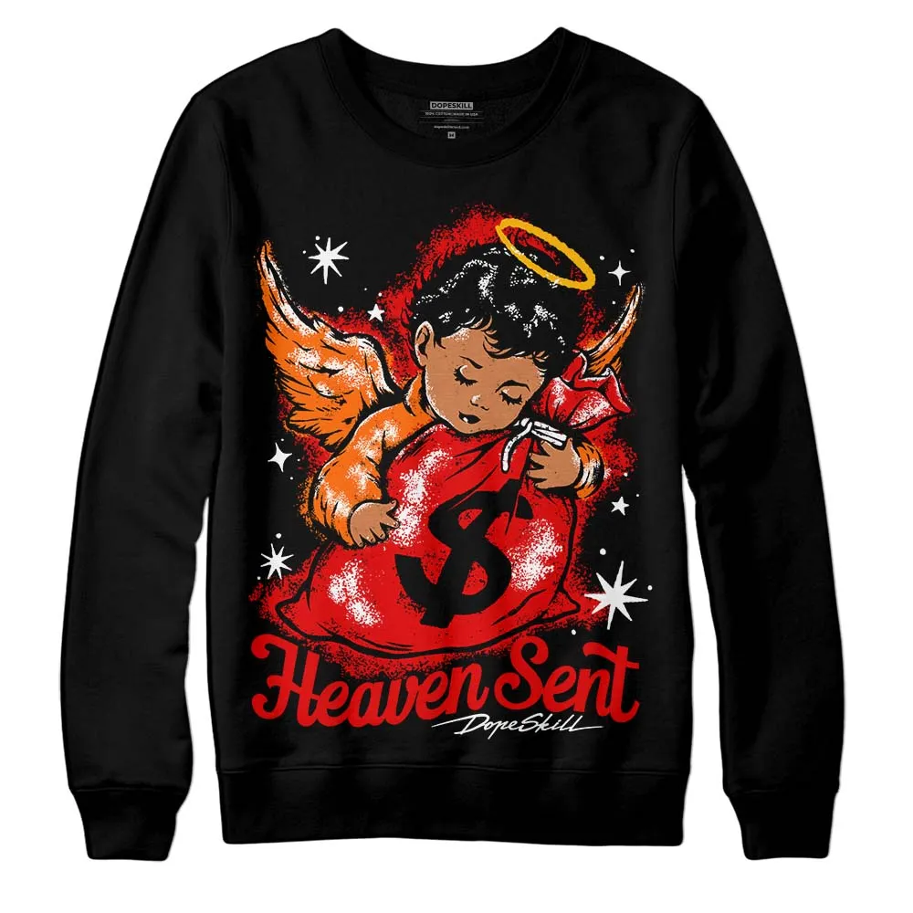 Satin Bred 1s DopeSkill Sweatshirt Heaven Sent Graphic sold by DopeSkill