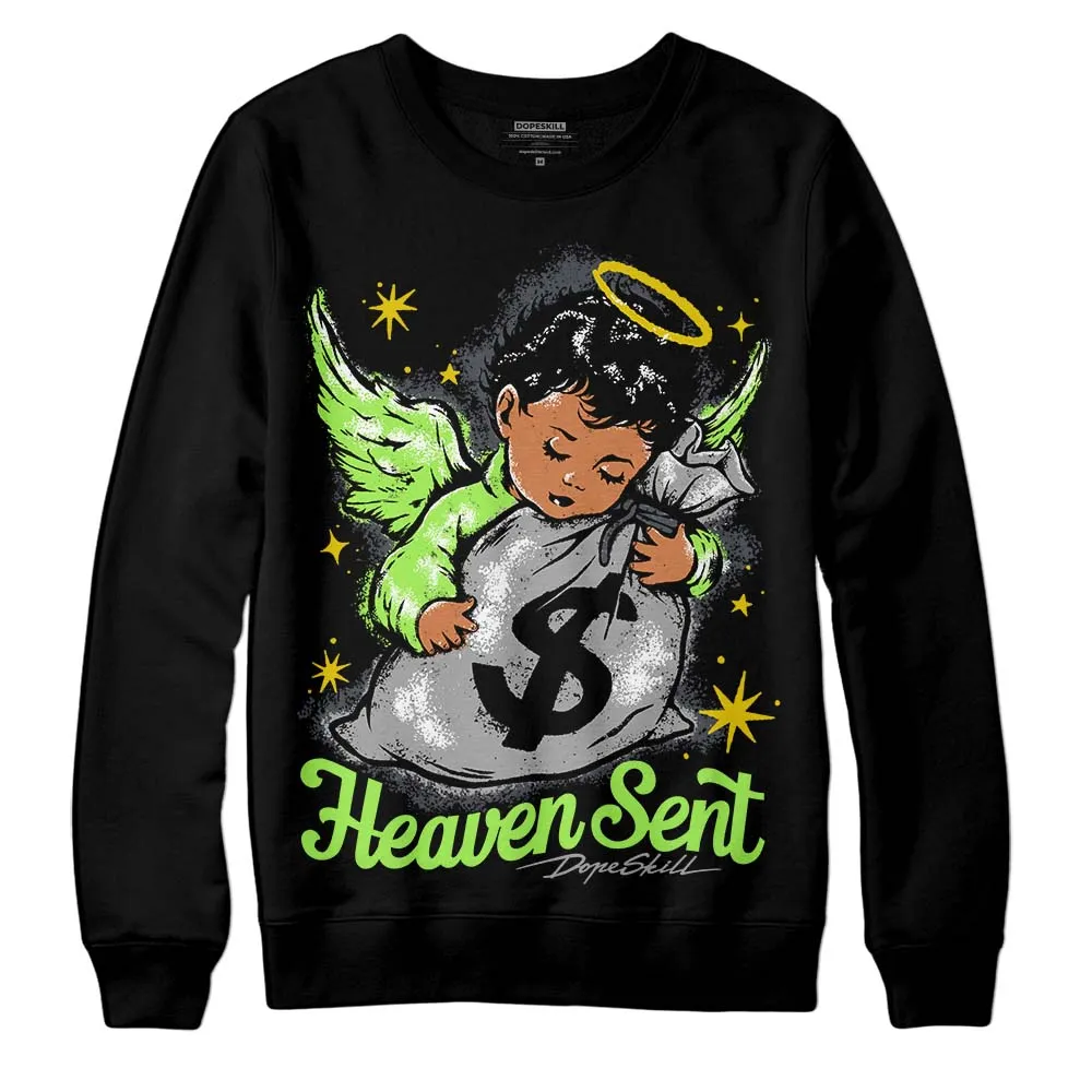 Green Bean 5s DopeSkill Sweatshirt Heaven Sent Graphic sold by DopeSkill