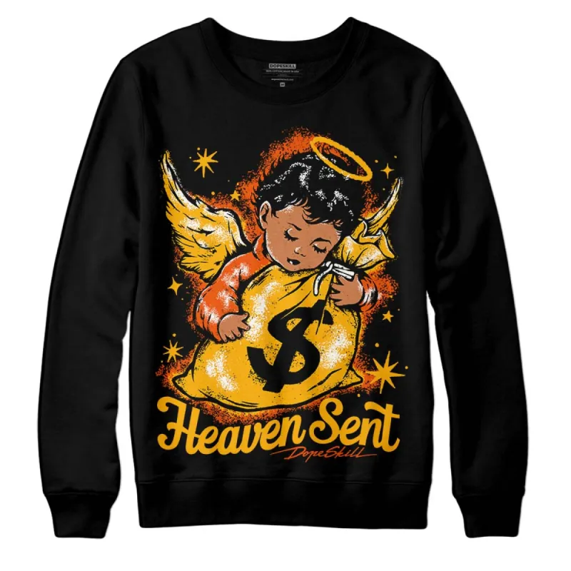 Goldenrod Dunk DopeSkill Sweatshirt Heaven Sent Graphic sold by DopeSkill