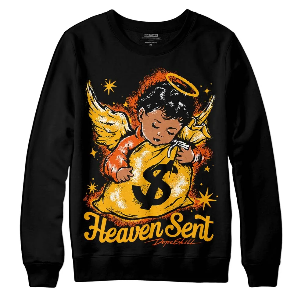 Goldenrod Dunk DopeSkill Sweatshirt Heaven Sent Graphic sold by DopeSkill