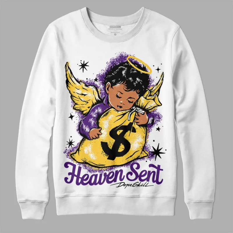 Field Purple 12s DopeSkill Sweatshirt Heaven Sent Graphic sold by DopeSkill