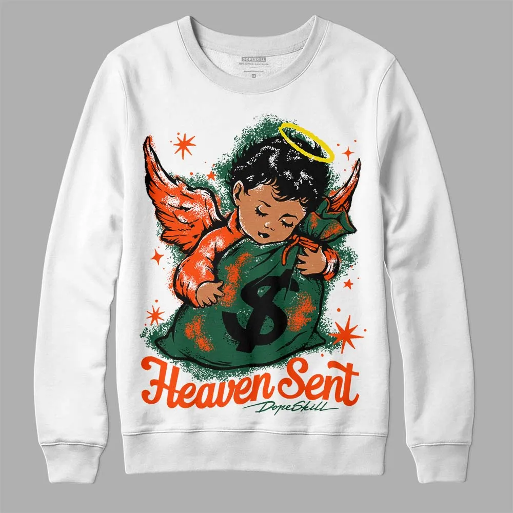 Dunk Team Dark Green Orange DopeSkill Sweatshirt Heaven Sent Graphic sold by DopeSkill