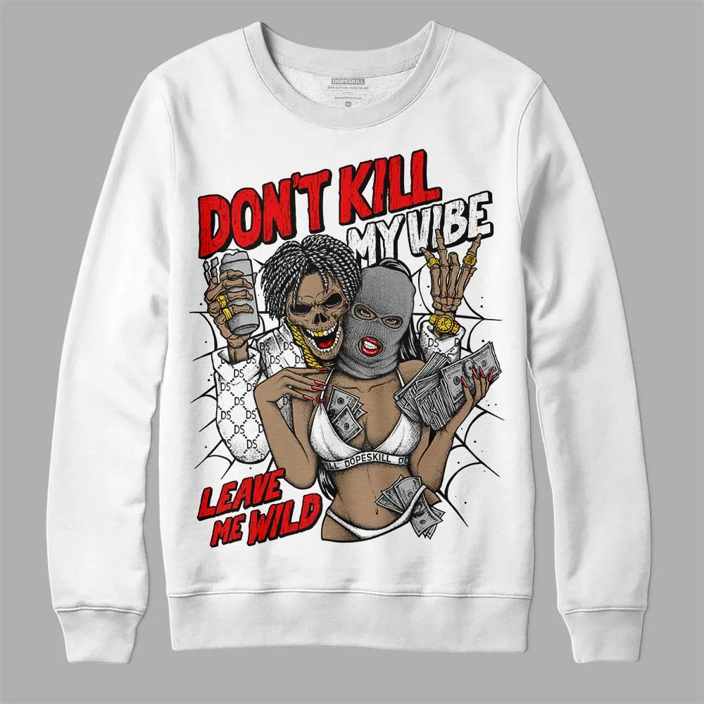 Dunk Panda White Black DopeSkill Sweatshirt Don't Kill My Vibe Graphic sold by DopeSkill product image thumbnail 2
