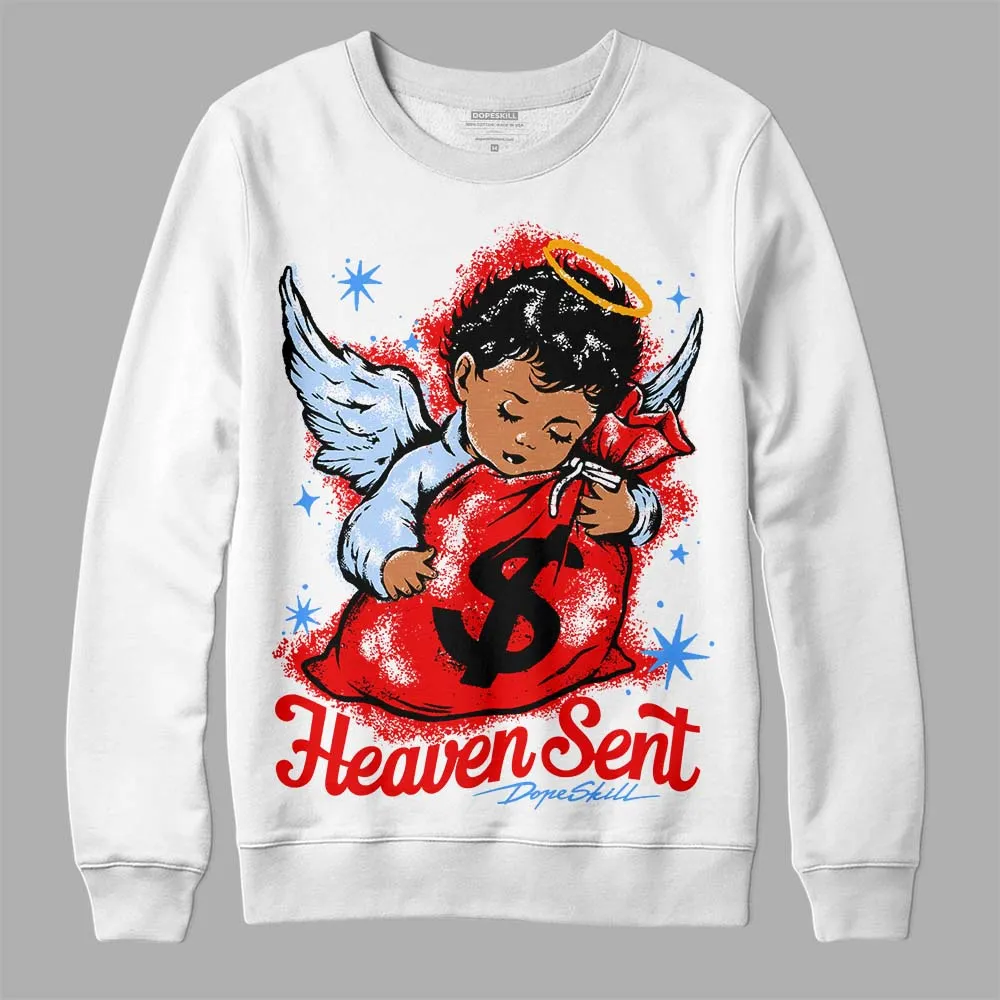 Cherry 11s DopeSkill Sweatshirt Heaven Sent Graphic sold by DopeSkill