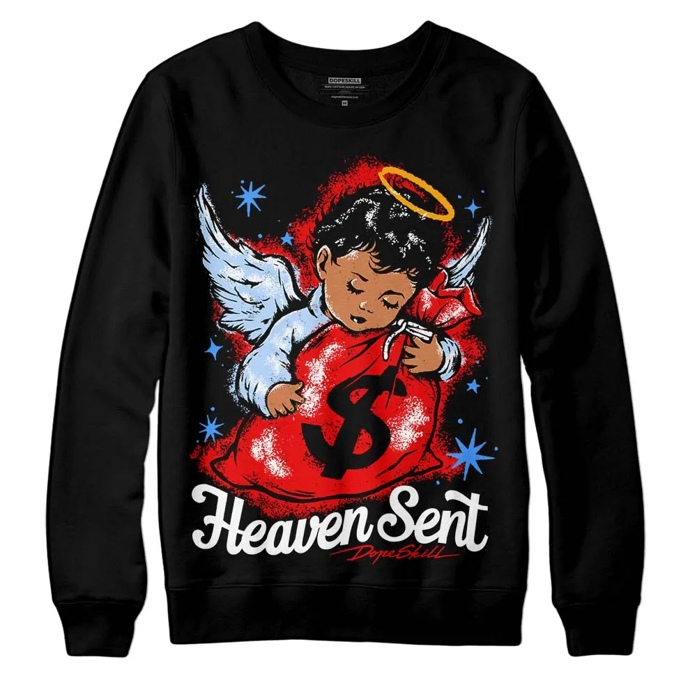 Cherry 11s DopeSkill Sweatshirt Heaven Sent Graphic sold by DopeSkill product image thumbnail 2