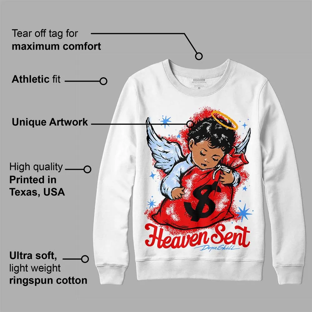 Cherry 11s DopeSkill Sweatshirt Heaven Sent Graphic sold by DopeSkill product image thumbnail 3