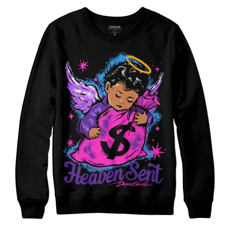 PURPLE Collection DopeSkill Sweatshirt Heaven Sent Graphic sold by DopeSkill