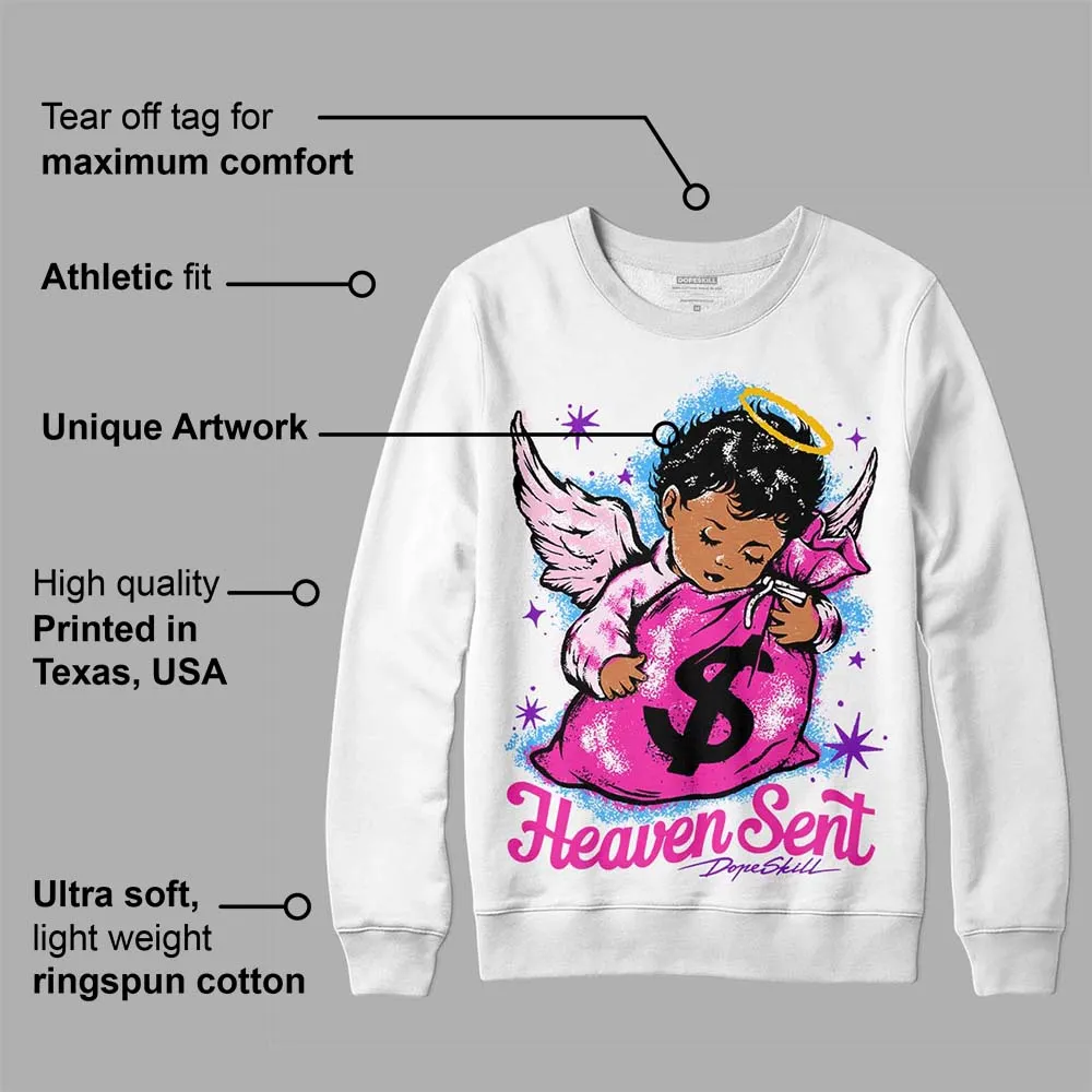 Pink Collection DopeSkill Sweatshirt Heaven Sent Graphic sold by DopeSkill product image thumbnail 3