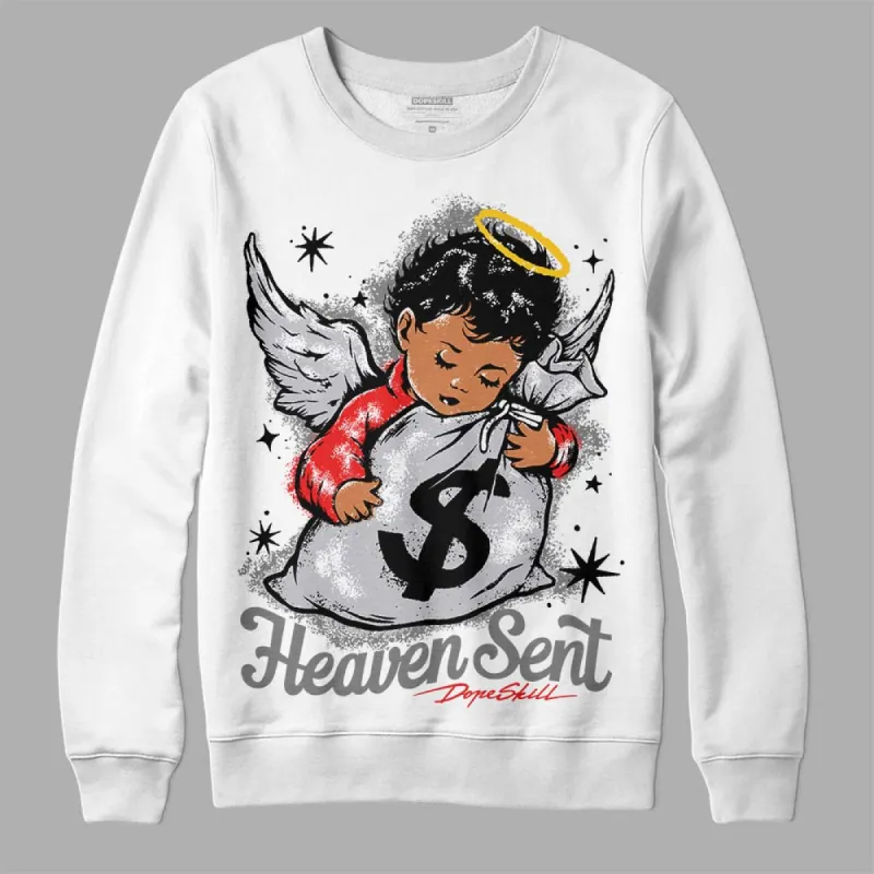 Grey Collection DopeSkill Sweatshirt Heaven Sent Graphic sold by DopeSkill