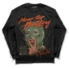 Olive Collection DopeSkill Long Sleeve T-Shirt Never Stop Hustling Graphic sold by DopeSkill