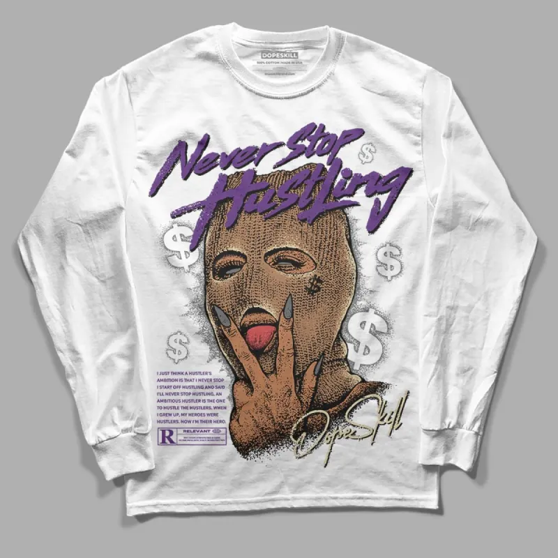 GORE-TEX “Brown Kelp” 6s DopeSkill Long Sleeve T-Shirt Never Stop Hustling Graphic sold by DopeSkill