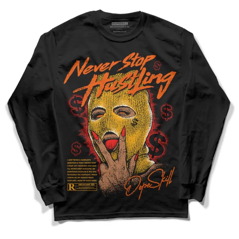 Black Taxi 12s DopeSkill Long Sleeve T-Shirt Never Stop Hustling Graphic sold by DopeSkill