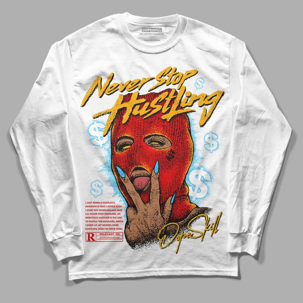 Red Collection DopeSkill Long Sleeve T-Shirt Never Stop Hustling Graphic sold by DopeSkill product image thumbnail 2