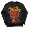 Red Collection DopeSkill Long Sleeve T-Shirt Never Stop Hustling Graphic sold by DopeSkill