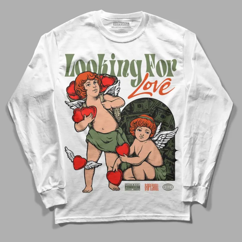 Olive Collection DopeSkill Long Sleeve T-Shirt Looking For Love Graphic sold by DopeSkill