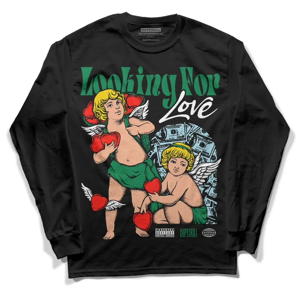 Lucky Green 5s DopeSkill Long Sleeve T-Shirt Looking For Love Graphic sold by DopeSkill product image thumbnail 2