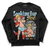 Blue Grey 13s DopeSkill Long Sleeve T-Shirt Looking For Love Graphic sold by DopeSkill