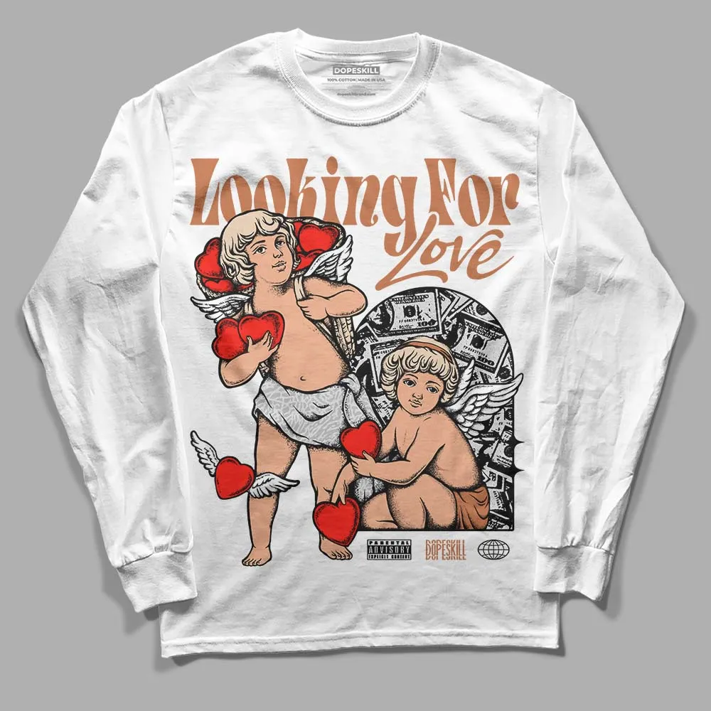 Craft Ivory 3s DopeSkill Long Sleeve T-Shirt Looking For Love Graphic sold by DopeSkill