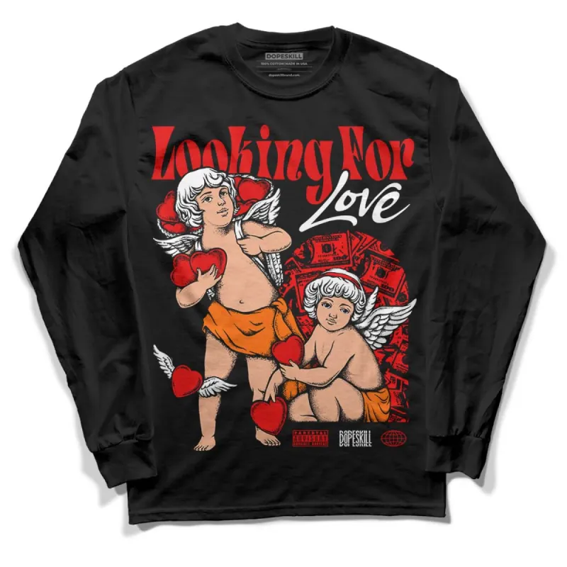 Satin Bred 1s DopeSkill Long Sleeve T-Shirt Looking For Love Graphic sold by DopeSkill