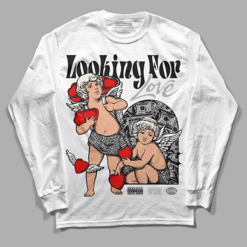 Off Noir 3s DopeSkill Long Sleeve T-Shirt Looking For Love Graphic sold by DopeSkill