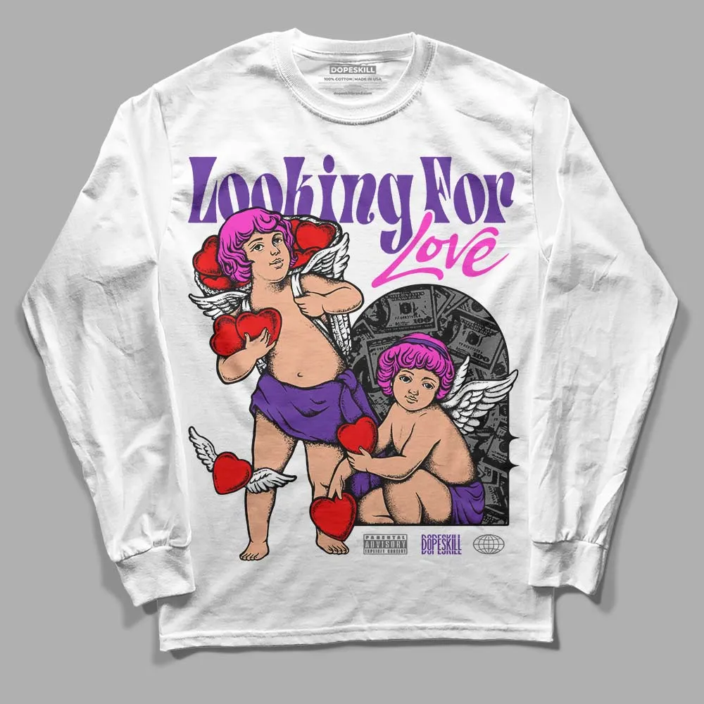 Dark Iris 3s DopeSkill Long Sleeve T-Shirt Looking For Love Graphic sold by DopeSkill