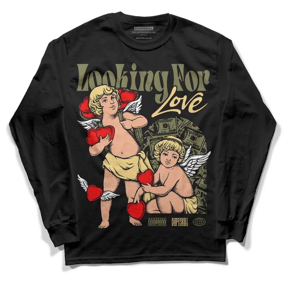 Craft Olive 4s DopeSkill Long Sleeve T-Shirt Looking For Love Graphic sold by DopeSkill