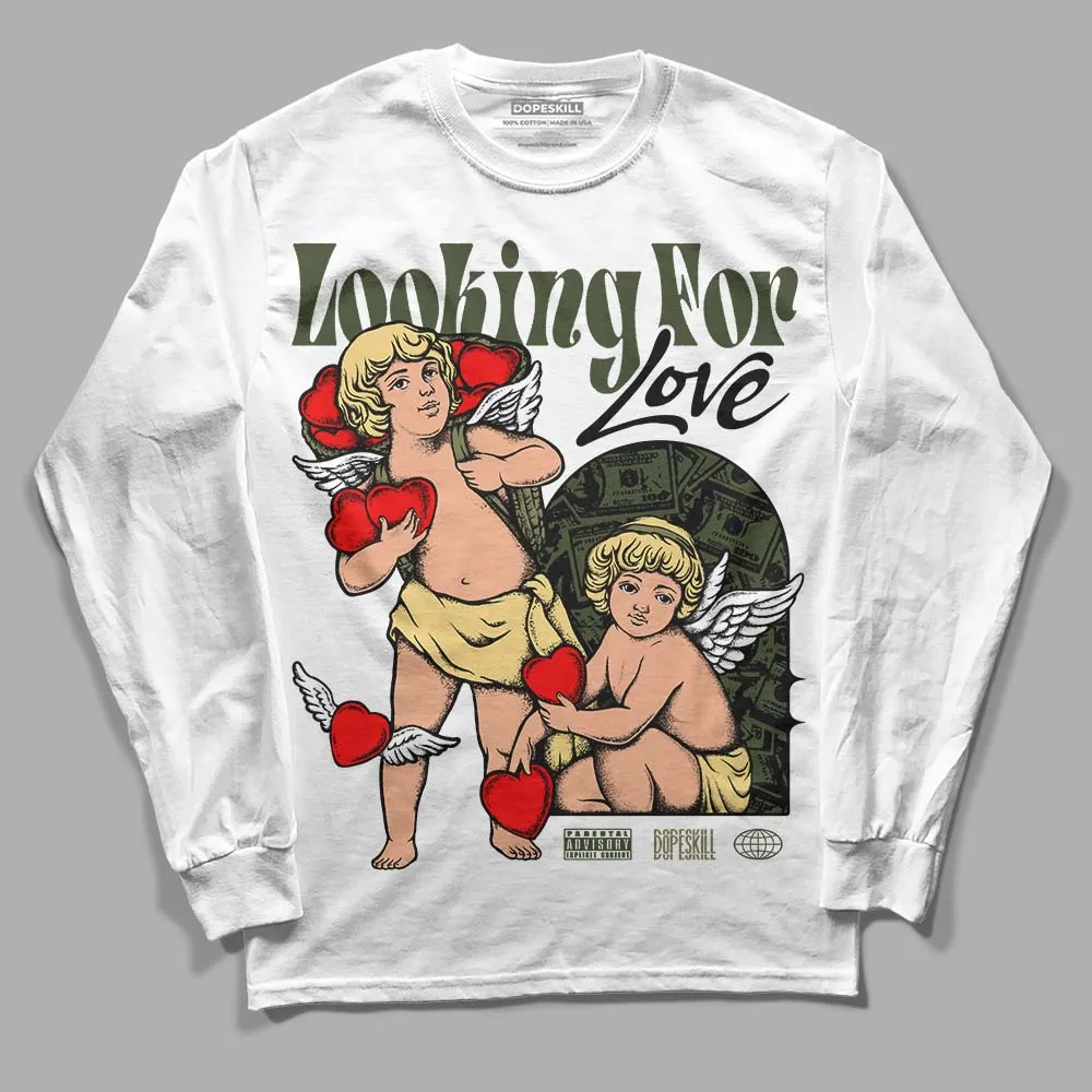 Craft Olive 4s DopeSkill Long Sleeve T-Shirt Looking For Love Graphic sold by DopeSkill product image thumbnail 2