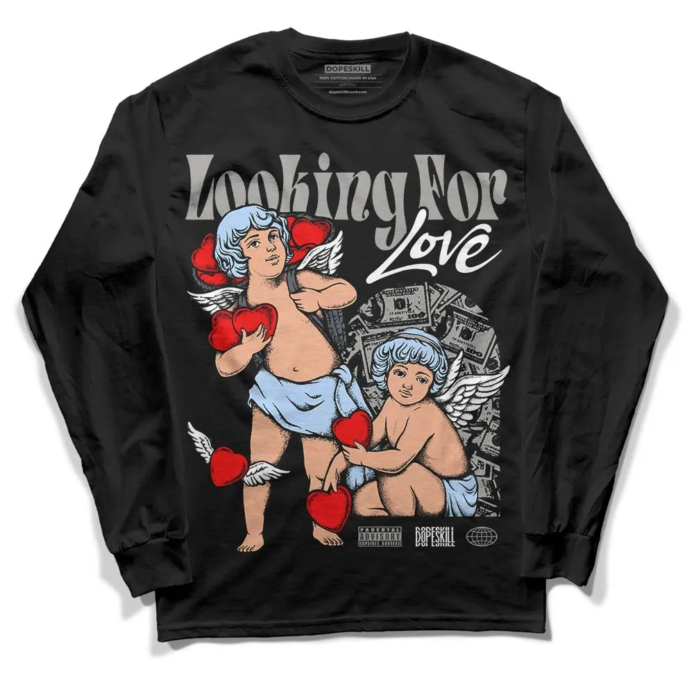 Cool Grey 11s DopeSkill Long Sleeve T-Shirt Looking For Love Graphic sold by DopeSkill product image thumbnail 2