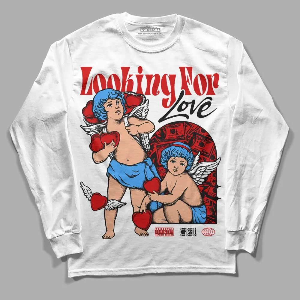Black Toe 1s DopeSkill Long Sleeve T-Shirt Looking For Love Graphic sold by DopeSkill