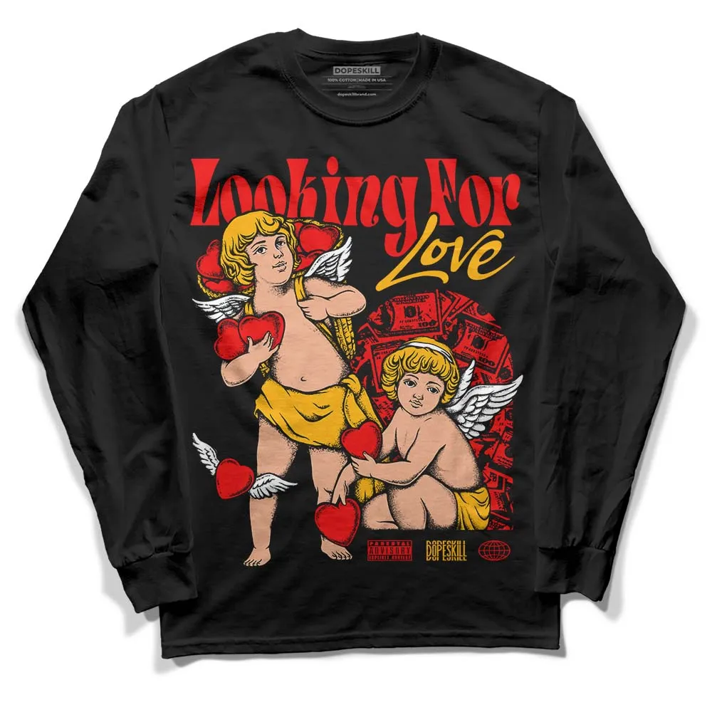 Red Collection DopeSkill Long Sleeve T-Shirt Looking For Love Graphic sold by DopeSkill