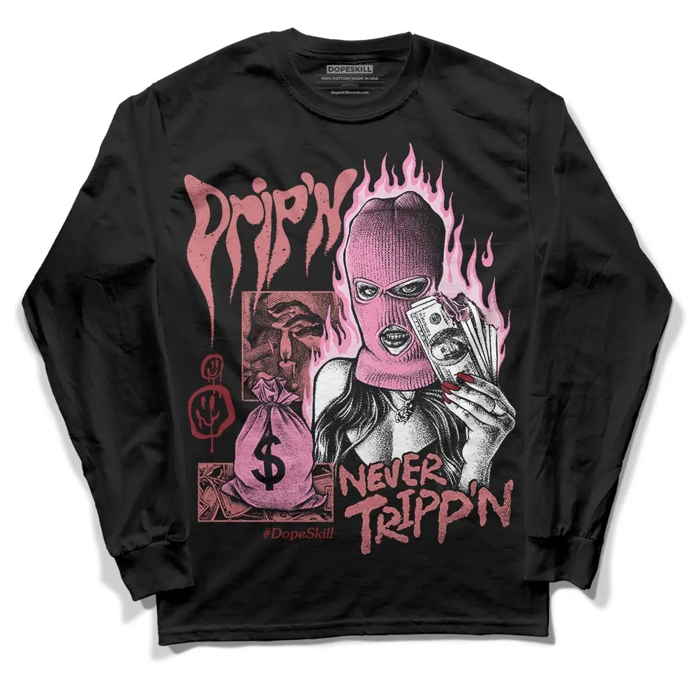 Valentine's Day Collection DopeSkill Long Sleeve T-Shirt Drip'n Never Tripp'n Graphic sold by DopeSkill product image thumbnail 2