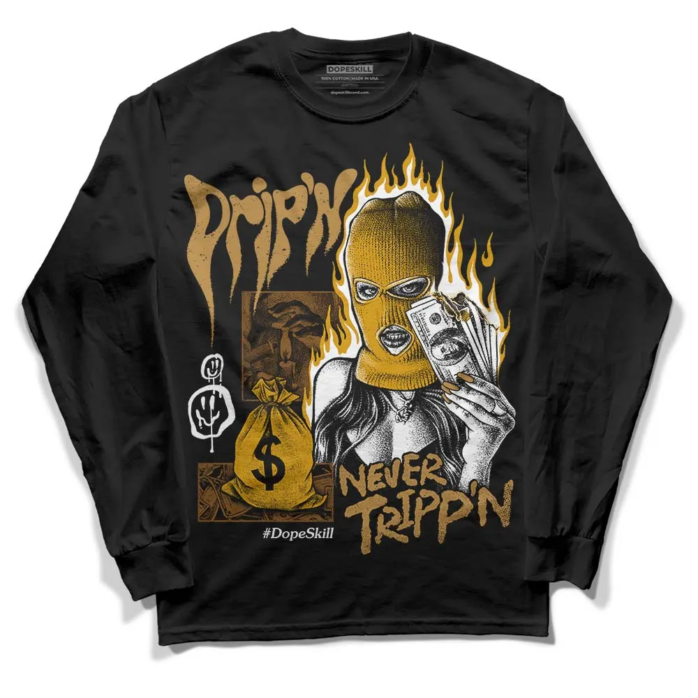 Wheat 13s DopeSkill Long Sleeve T-Shirt Drip'n Never Tripp'n Graphic sold by DopeSkill product image thumbnail 2