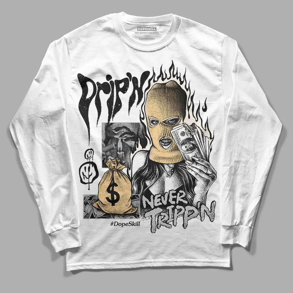 Off Noir 3s DopeSkill Long Sleeve T-Shirt Drip'n Never Tripp'n Graphic sold by DopeSkill
