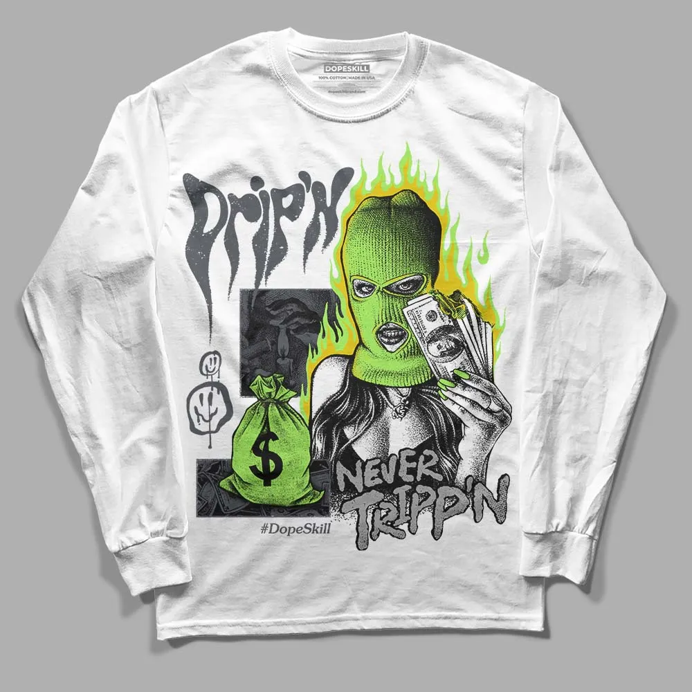 Green Bean 5s DopeSkill Long Sleeve T-Shirt Drip'n Never Tripp'n Graphic sold by DopeSkill product image thumbnail 2