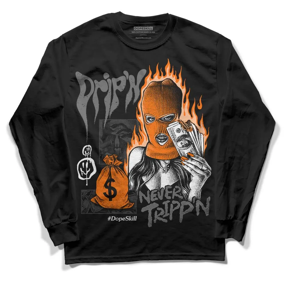 Fear Pack 3s DopeSkill Long Sleeve T-Shirt Drip'n Never Tripp'n Graphic sold by DopeSkill product image thumbnail 2