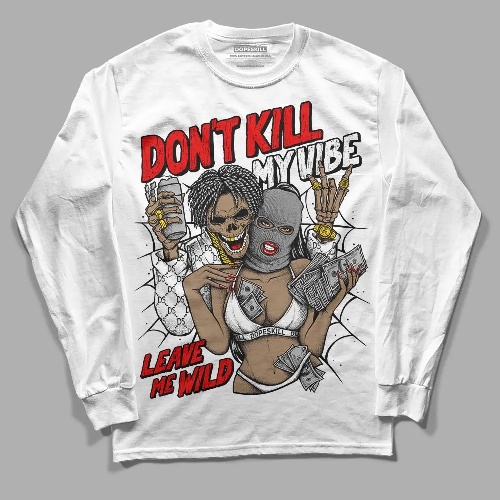 Dunk Panda White Black DopeSkill Long Sleeve T-Shirt Don't Kill My Vibe Graphic sold by DopeSkill product image thumbnail 2