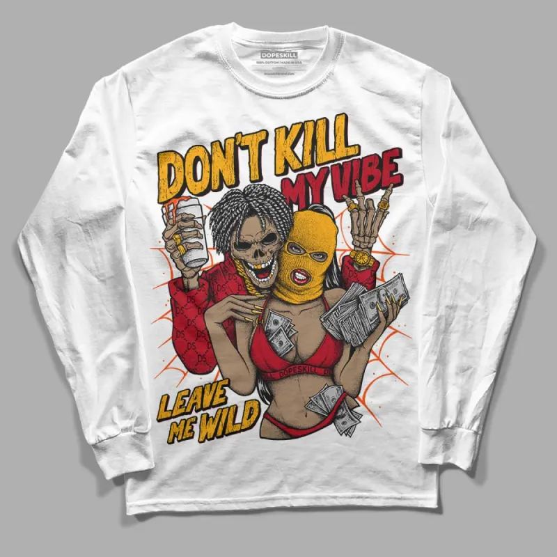 Cardinal 7s DopeSkill Long Sleeve T-Shirt Don't Kill My Vibe Graphic sold by DopeSkill