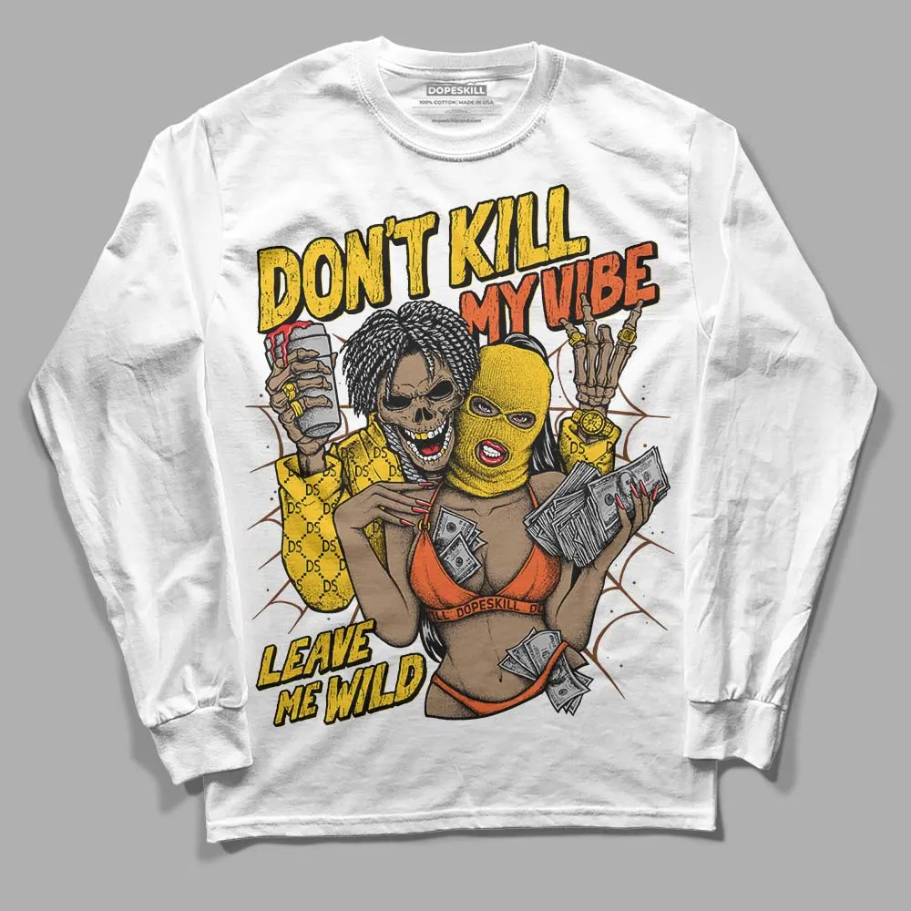 Yellow Collection DopeSkill Long Sleeve T-Shirt Don't Kill My Vibe Graphic sold by DopeSkill product image thumbnail 2