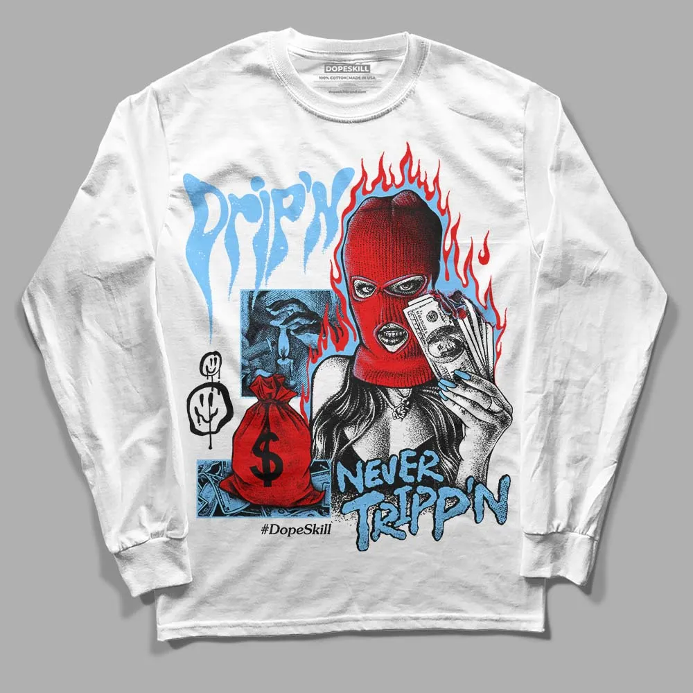 Cactus Jack 4s DopeSkill Long Sleeve T-Shirt Drip'n Never Tripp'n Graphic sold by DopeSkill product image thumbnail 2