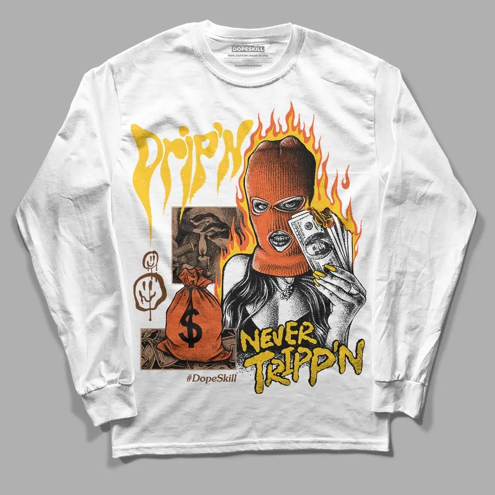 Yellow Collection DopeSkill Long Sleeve T-Shirt Drip'n Never Tripp'n Graphic sold by DopeSkill product image thumbnail 2