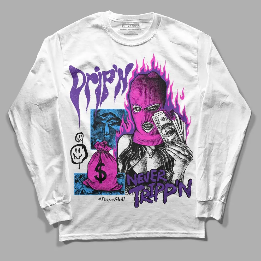 PURPLE Collection DopeSkill Long Sleeve T-Shirt Drip'n Never Tripp'n Graphic sold by DopeSkill product image thumbnail 2