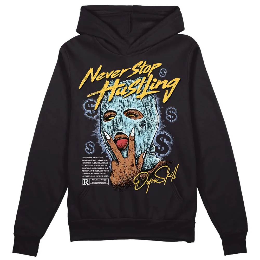 Blue Grey 13s DopeSkill Hoodie Sweatshirt Never Stop Hustling Graphic sold by DopeSkill product image thumbnail 2