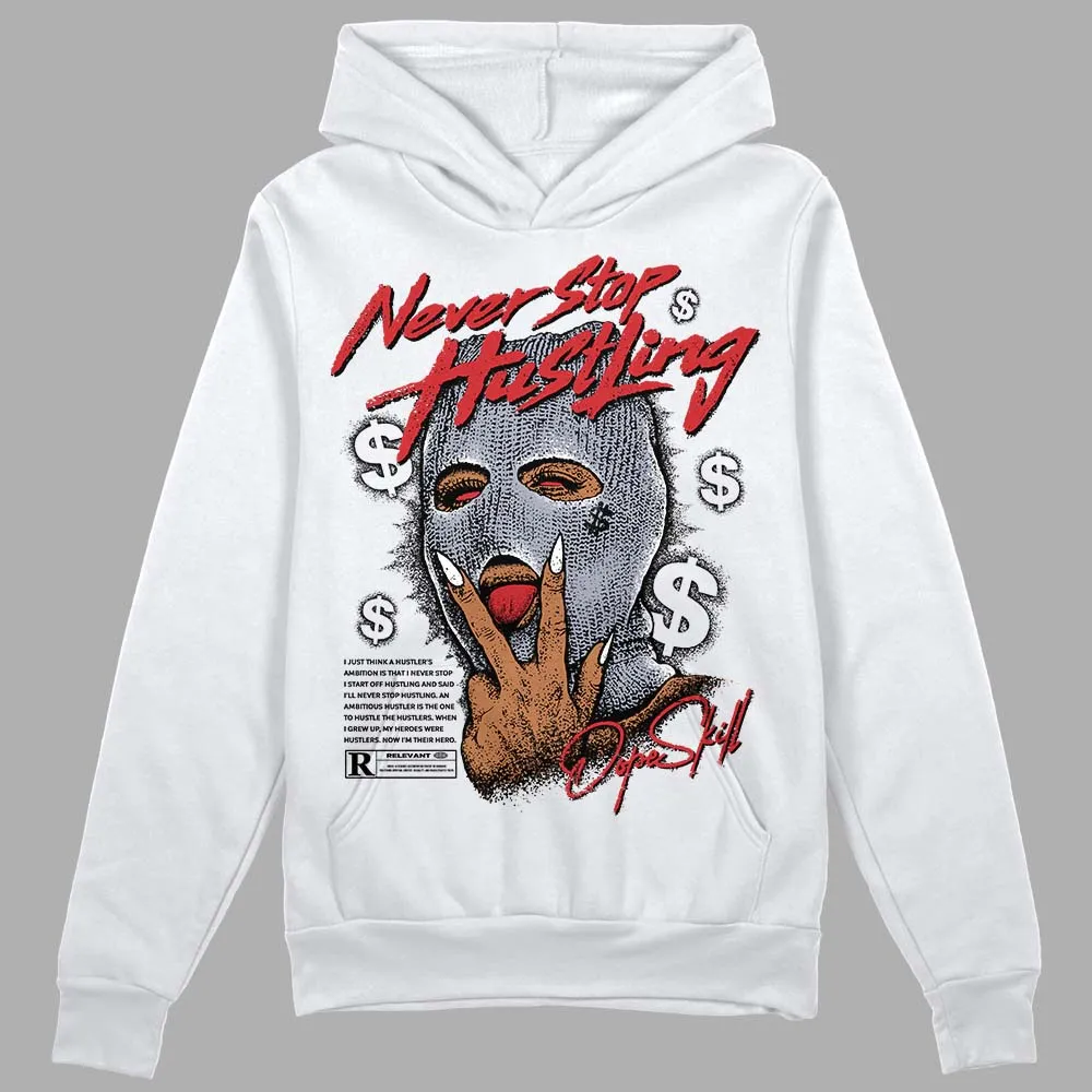 Bred Reimagined 4s DopeSkill Hoodie Sweatshirt Never Stop Hustling Graphic sold by DopeSkill product image thumbnail 2