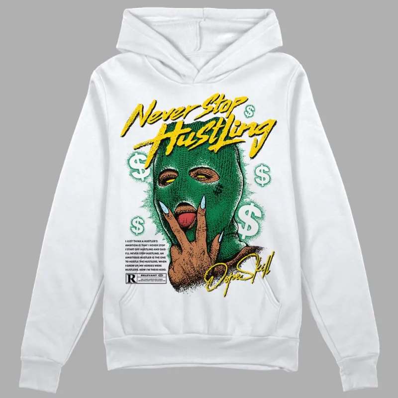 Lucky Green 5s DopeSkill Hoodie Sweatshirt Never Stop Hustling Graphic sold by DopeSkill